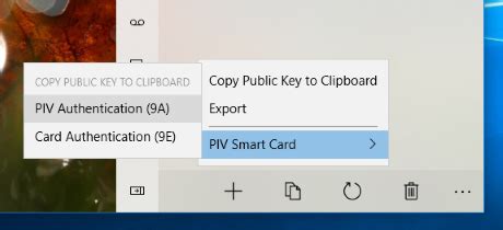 copy private key from smart card|piv private key.